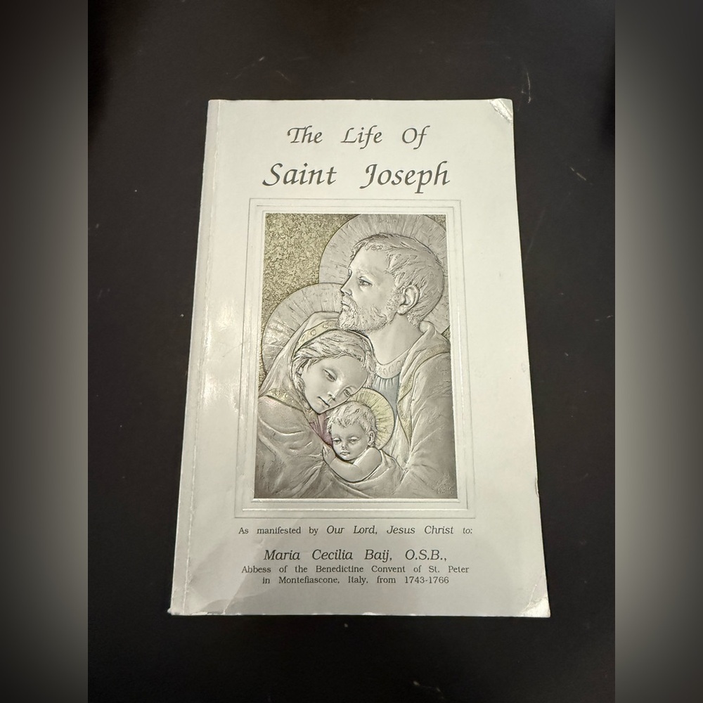The Life of Saint Joseph by Maria Cecilia Baij 1997 Paperback